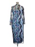 ELOQUII Graphic Blue Casual Dress Size 18 Plus - photo 2