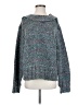 Free People Tweed Teal Pullover Sweater Size S - photo 1