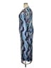 ELOQUII Graphic Blue Casual Dress Size 18 Plus - photo 5