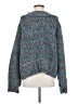 Free People Tweed Teal Pullover Sweater Size S - photo 2