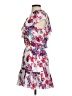 Devlin 100% Polyester Floral Pink Cocktail Dress Size S - photo 5
