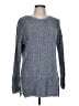 Eight Eight Eight 100% Cotton Chevron-herringbone Blue Pullover Sweater Size L - photo 1