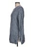 Eight Eight Eight 100% Cotton Chevron-herringbone Blue Pullover Sweater Size L - photo 5