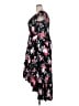 Torrid 100% Elastic Floral Black Casual Dress Size 2X Plus (2) - photo 5