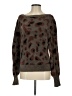 SOFIA 100% Nylon Animal Print Brown Pullover Sweater Size S - photo 1