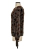 SOFIA 100% Nylon Animal Print Brown Pullover Sweater Size S - photo 5
