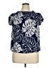 Hula Bay Blue Short Sleeve Blouse Size XL (estimated) - photo 1