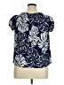 Hula Bay Blue Short Sleeve Blouse Size XL (estimated) - photo 2