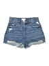 H&M Blue Denim Shorts Size 10 - photo 1