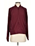 Athleta Solid Burgundy Track Jacket Size S - photo 1