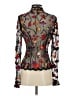 Boutique + Black Long Sleeve Blouse Size 4 - photo 2