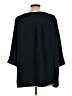J.Jill 100% Polyester Black 3/4 Sleeve Top Size L - photo 2