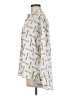 Zara Basic Print Ivory Long Sleeve Blouse Size M - photo 5
