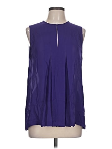 Vince. Sleeveless Silk Top (view 1)
