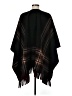RACHEL Rachel Roy 100% Polyester Black Poncho One size - photo 2