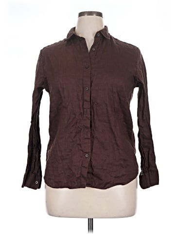 Uniqlo Long Sleeve Button-Down Shirt (view 1)