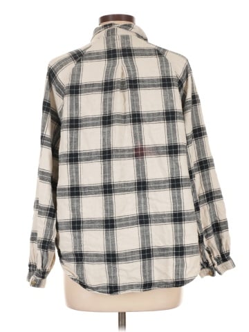 American Eagle Outfitters Long Sleeve Button-Down Shirt (view 2)