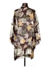 Ann Taylor LOFT Outlet 100% Polyester Brown Kimono One size - photo 2