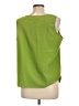 Susan Graver 100% Polyester Green Sleeveless Blouse Size L - photo 2