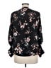 Candie's 100% Polyester Black Long Sleeve Blouse Size M - photo 2