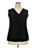 Roz & Ali Black Sleeveless Blouse Size 2X - photo 1