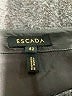 Escada 100% Cupro Houndstooth Gray Formal Skirt Size EU 42 / US 12 - photo 4