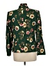 Chaus 100% Linen Floral Green Blazer Size 8 - photo 2