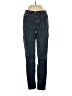 Paige Chevron-herringbone Blue Jeans Size 27 waist - photo 1