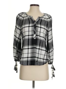 White House Black Market Long Sleeve Blouse (view 1)