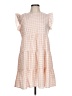 Unbranded Checkered-gingham Pink Casual Dress Size L - photo 1