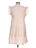 Unbranded Checkered-gingham Pink Casual Dress Size L - photo 2