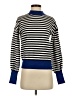 Unbranded Stripes Blue Turtleneck Sweater Size S - photo 1