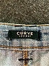Curve Appeal Solid Blue Jeans Size 12 - photo 7