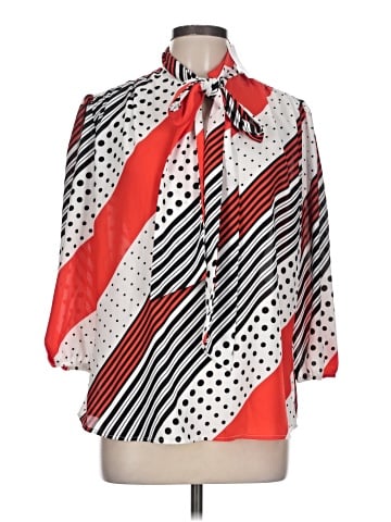 7th Avenue Design Studio New York & Company 3/4 Sleeve Blouse (view 1)