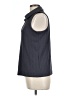 Ann Taylor LOFT Gray Sleeveless Blouse Size L - photo 5