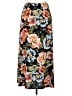 CeCe Floral Black Casual Skirt Size XL - photo 1