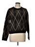 Zara Argyle Black Pullover Sweater Size L - photo 1