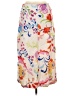 Unbranded 100% Polyester Print Ivory Casual Skirt Size L - photo 2