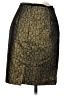 Ann Taylor LOFT Graphic Gold Formal Skirt Size 0 - photo 2