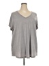 Torrid Gray Short Sleeve T-Shirt Size 4X Plus (4) - photo 1