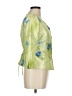 Jessica Howard 100% Polyester Green 3/4 Sleeve Blouse Size 8 - photo 4