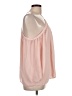 1.State 100% Polyester Pink Sleeveless Blouse Size L - photo 4