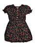 Cat & Jack Floral Green Black Dress Size 6 - 7 - photo 1
