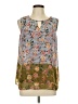 CAbi 100% Polyester Green Sleeveless Blouse Size L - photo 1