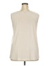 Sami & JO 100% Polyester Ivory Sleeveless T-Shirt Size 2X - photo 2