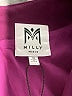 Milly Solid Burgundy Cocktail Dress Size 10 - photo 7