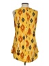 New Directions Yellow Sleeveless Blouse Size S - photo 2