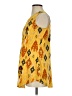 New Directions Yellow Sleeveless Blouse Size S - photo 5