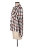 Harper 100% Rayon Plaid Ivory Long Sleeve Button-Down Shirt Size M - photo 5