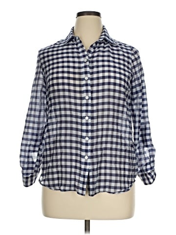 Coldwater Creek 3/4 Sleeve Button-Down Shirt (view 1)